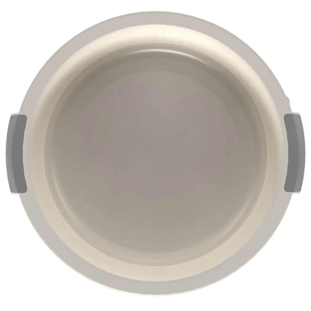 Bacia Flow 5L Bege Ou com Pega Ergonômica e Gradação de Litros Lavanderia Limpeza