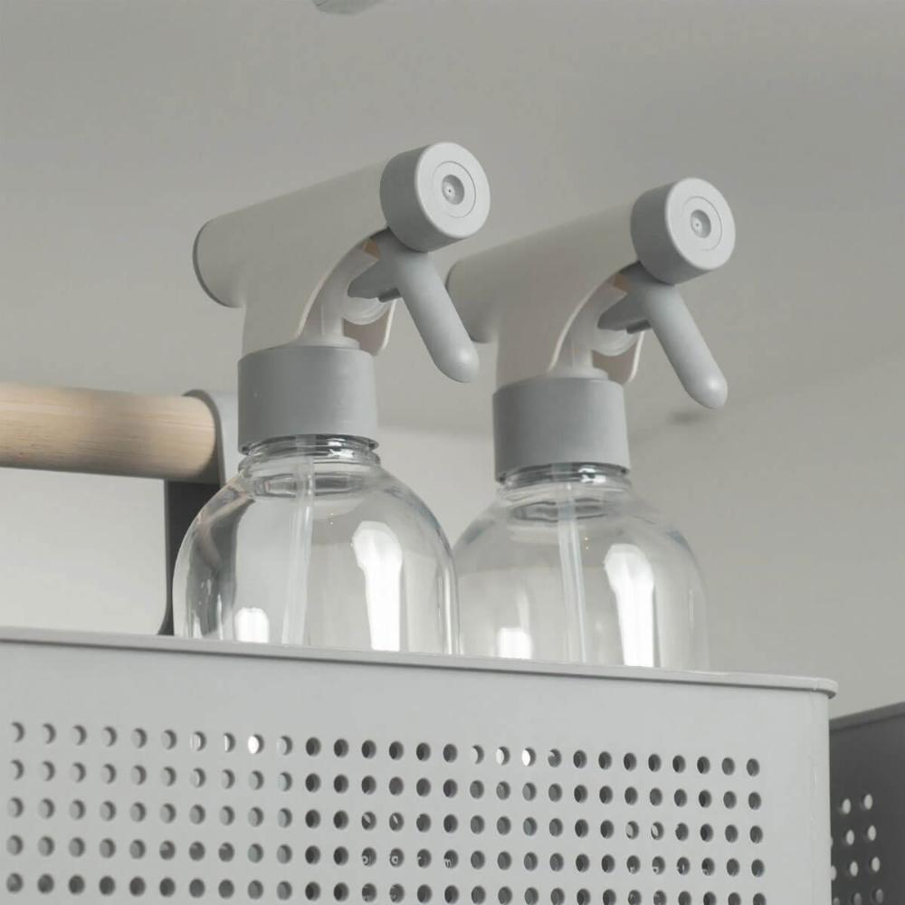 Borrifador Multiuso Flow 500ml Bege Ou com Trava de Segurança Spray Pulverizador Plástico