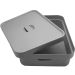 Caixa Organizadora 16L Caixa Plastica Cesto Organizador Cube Chumbo