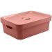 Caixa Organizadora Grande Para Closet 10l Com Tampa Nordi Terracota