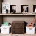 Caixa Organizadora Grande Para Closet 10l Com Tampa Nordi Terracota