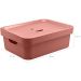 Caixa Organizadora Grande Para Closet 10l Com Tampa Nordi Terracota