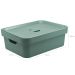 Caixa Organizadora Grande Para Closet 10l Com Tampa Nordi Verde Menta