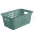 Caixa Organizadora Plástico 5l Casa Organize Cesto Closet Verde Eucalipto