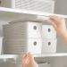 Caixa Organizadora com Tampa 27x12x10cm Bege Cesto Flow 3L O