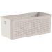 Cesto Caixa Organizadora Retangular 33x15x13cm Perfurações 6