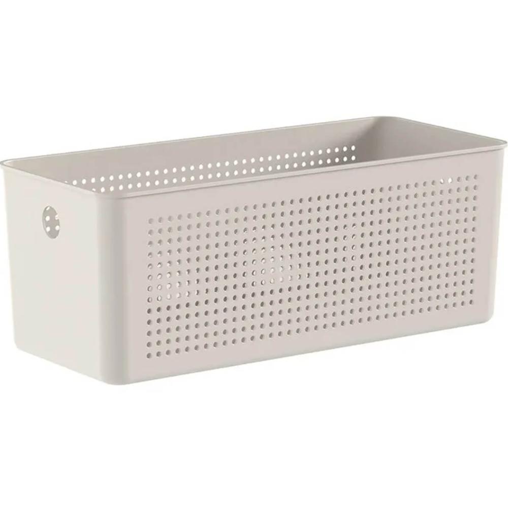 Cesto Caixa Organizadora Retangular 33x15x13cm Perfurações 6