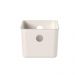 Cesto Organizador 27x12x9cm Flow Bege Caixa Organizadora 3L Lavanderia Banheiro