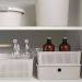Cesto Organizador Baixo Bege Flow 34x27x9cm 8,2L Lavanderia