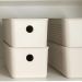 Cesto Organizador Multiuso 26x12x13cm Empilhável Perfurações