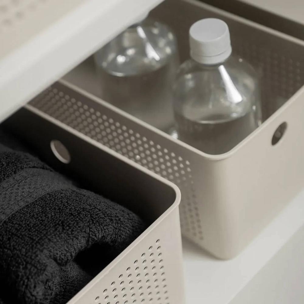 Cesto Organizador Multiuso 34x15x9cm Flow Perfurações 4,5L B