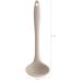 Concha De Silicone Utensílio Cozinha Talher Sopa Feijão OU Bege