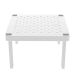 Conjunto 2 Prateleiras Organizadoras Para Armário Empilháveis Quadrada Retangular Branco
