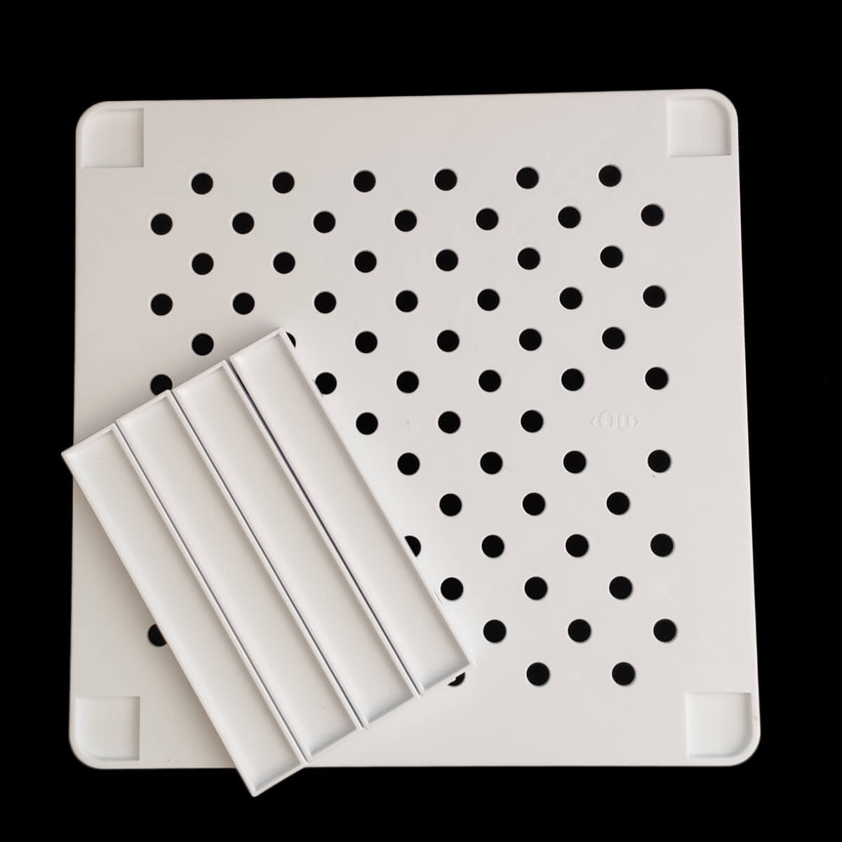 Conjunto 2 Prateleiras Organizadoras Para Armário Empilháveis Quadrada Retangular Branco