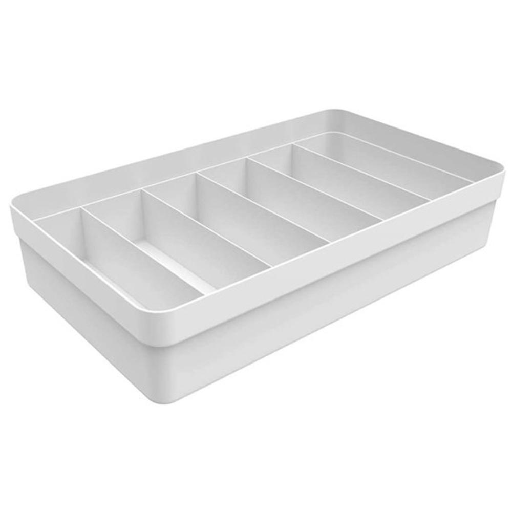 Conjunto 4 Organizadores Gavetas Colmeias Organizadoras com 6 Divisórias Camisetas OU Branco
