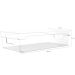 Conjunto 4 Organizadores de Prateleira Multiuso 30X15X7cm Caixa Organizadora Transparente Com Alças Clear OU.