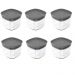 Conjunto 6 Potes Vedação Hermético 450ml Vedação Em Silicone
