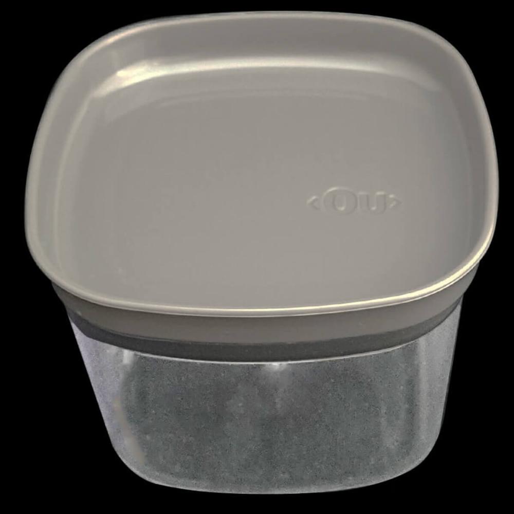 Conjunto 6 Potes Vedação Hermético 450ml Vedação Em Silicone