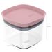 Conjunto 6 Potes Vedação Hermético 450ml Vedação Em Silicone Rosa