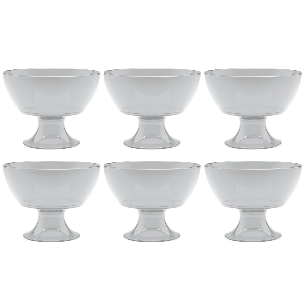 Conjunto 6 Taças De Sobremesa Pote Recipiente Para Sobremesa Natural