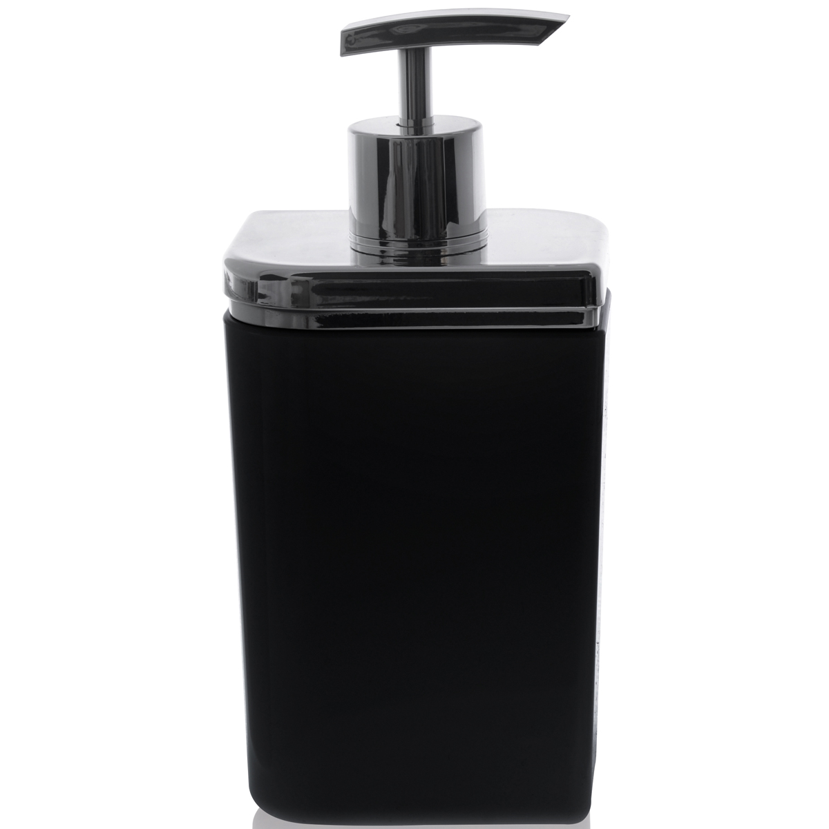 Conjunto Banheiro 4 Peças Sabonete Algodão Cotonete Escova Preto E Prata