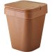 Conjunto Banheiro Lixeira Plástica Eco 5l E Escova Sanitária Cerejeira