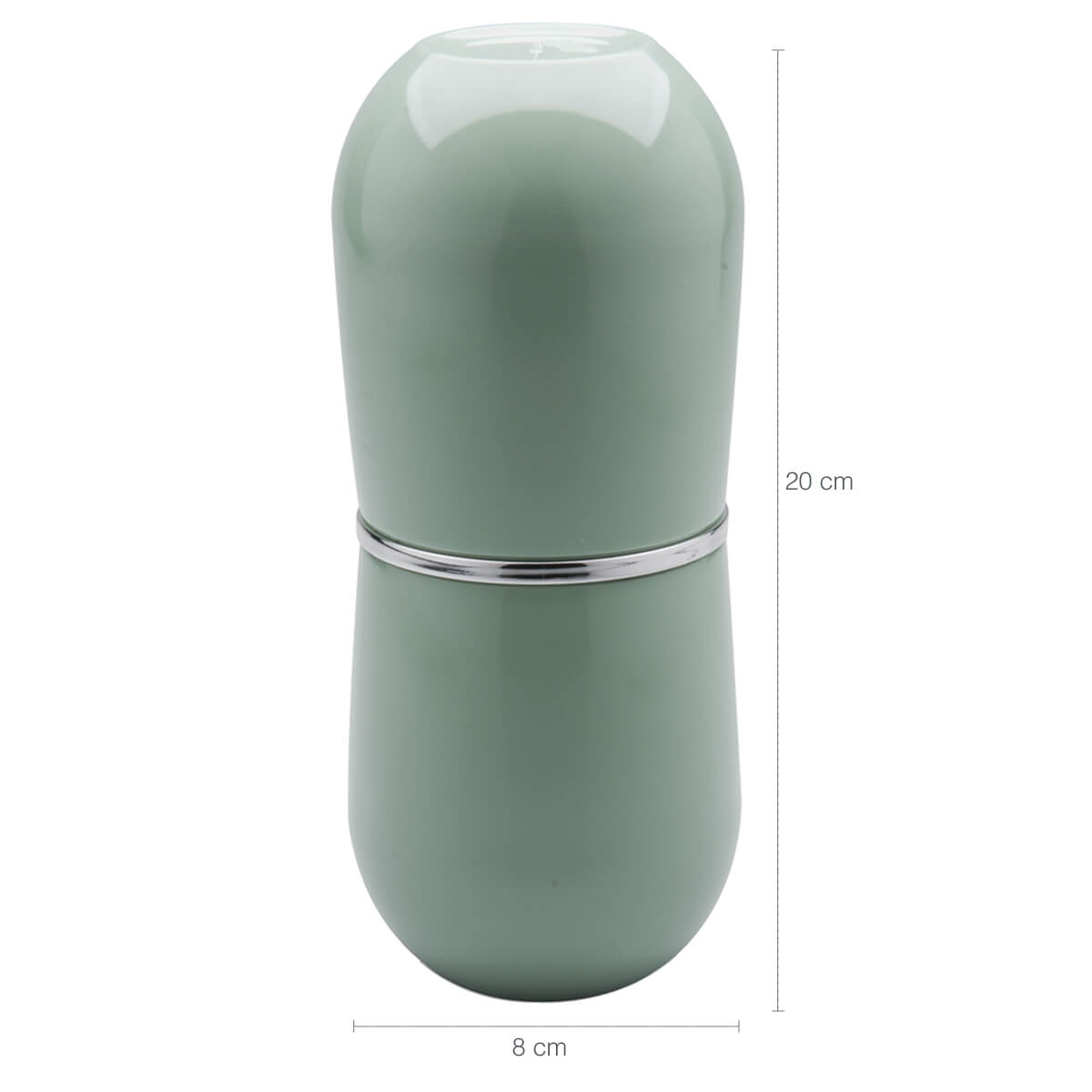 Conjunto Banheiro Saboneteiras Porta Escova Pote Para Algodão Verde Menta