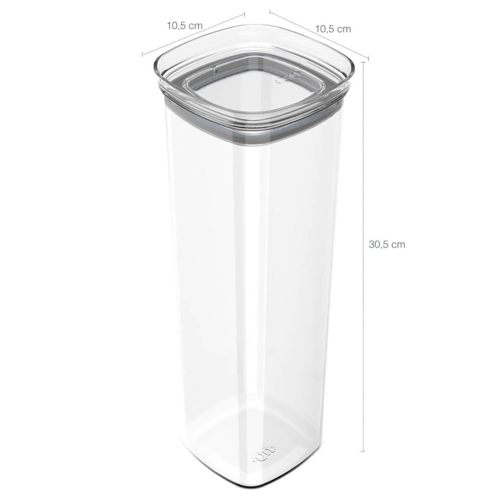 Conjunto Potes Herméticos Para Alimentos 450ml 1000ml 1500ml