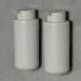 Conjunto Saboneteira e Dispenser de Sabonete Liquido Shampoo 500ml Piso Parede Bege Eleve Ou