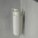 Conjunto Saboneteira e Dispenser de Sabonete Liquido Shampoo 500ml Piso Parede Bege Eleve Ou