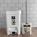 Conjunto de Banheiro Lixeira de Pedal Com Aro Interno 6L e E