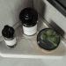 Conjunto para Banheiro Cantoneira Saboneteira e Porta Shampoo Bege Eleve Ou