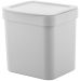 Conjunto para Pia Cozinha Lixeira 4,7 Porta Detergente Escorredor Branco