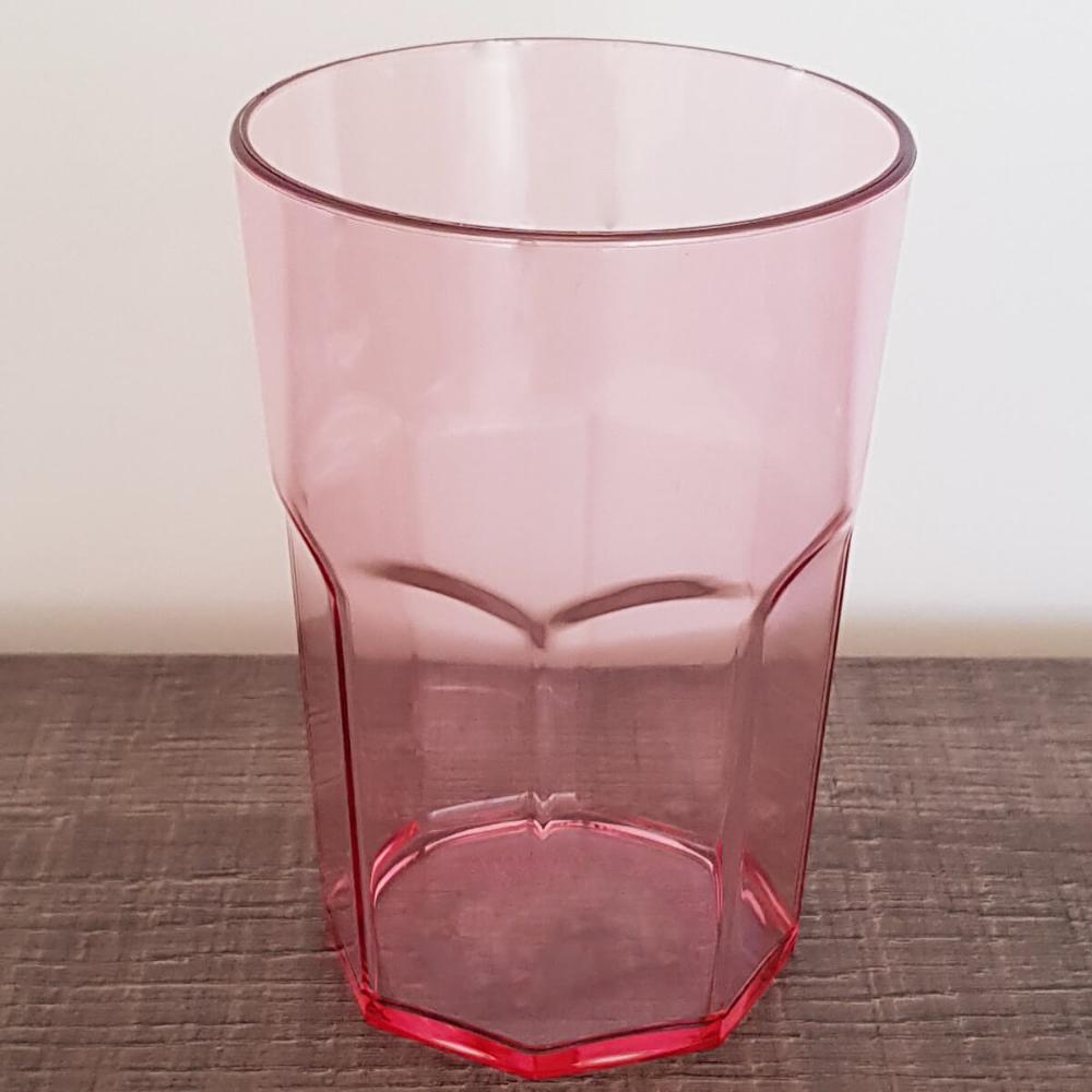 Copo De Suco 400ml Caneca Para Servir Copo De Água Rosa Quartzo