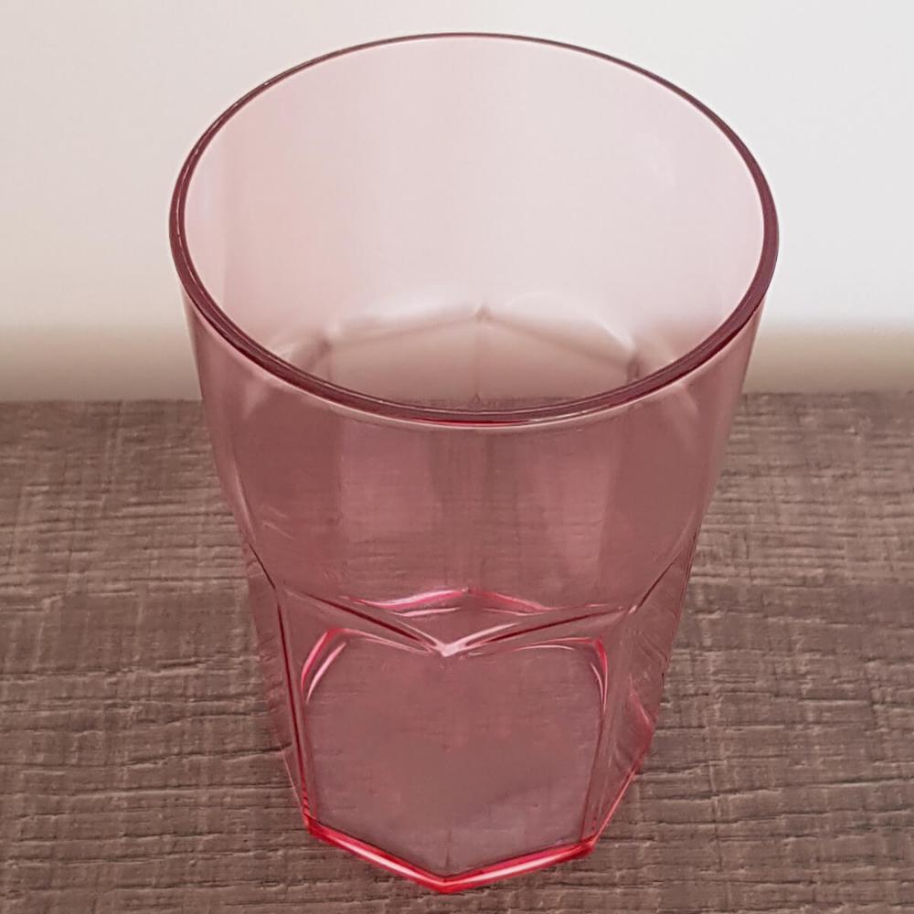 Copo De Suco 400ml Caneca Para Servir Copo De Água Rosa Quartzo