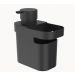 Dispenser Detergente  Organizador Pia Trium 650 ml preto Ou DT550 