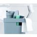 Dispenser Detergente  Organizador Pia Trium 650 ml preto Ou DT550 