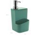 Dispenser Para Detergente Esponja 650ml Sabão Líquido Verde Menta