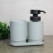 Dispenser Sabonete Líquido Dórica Ou com Válvula Dosadora 300ml Verde Sálvia