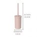 Escova Sanitária Bold com Tampa Rosa Duna para Banheiro Escova para Vaso Lavabo