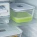 Jogo 8 Potes De Vidro Herméticos 1,2L Branco Para Freezer Forno Fresh Lock Ou