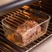 Jogo 8 Potes De Vidro Herméticos 1,2L Branco Para Freezer Forno Fresh Lock Ou