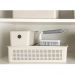 Kit 2 Caixas Organizadoras com Tampa Ou 27x22x9cm Cesto Orga