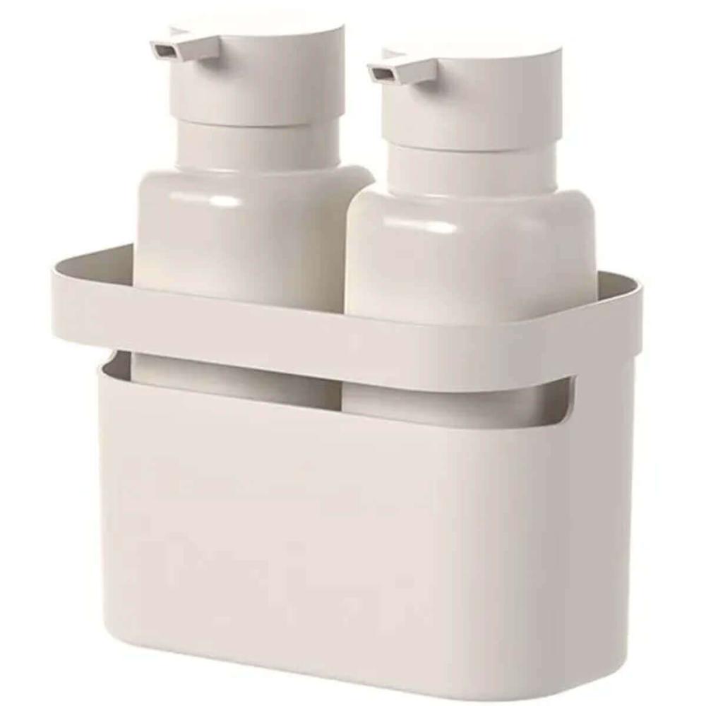Kit 2 Dispensers 500ml Sabonete Líquido Sabão Organizador pa