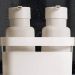 Kit 2 Dispensers 500ml Sabonete Líquido Sabão Organizador pa