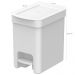 Kit 2 Lixeiras de Pedal com Aro Interno 6 Litros para Banhei