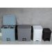 Kit 2 Lixeiras de Pedal com Aro Interno 6 Litros para Banheiro Polipropileno Trium Preto