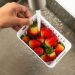 Kit 2 Organizadores Clear Fresh 2,2l com 2 Cestos para Geladeira Frutas Legumes Ou