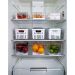 Kit 2 Organizadores De Geladeira Com Escorredor 5L Caixas Plásticas Para Legumes Clear Fresh OU