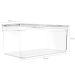 Kit 2 Organizadores De Geladeira Porta Ovos 36 Un Porta Frutas Legumes Verduras 5L Clear Fresh OU